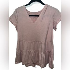 Women’s pink top